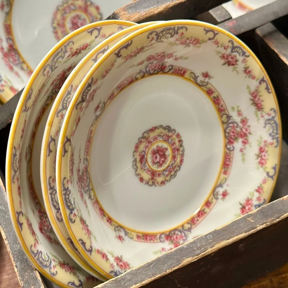 10 Astra Berry Bowls by Theodore Haviland from either Limoges France or Bavaria